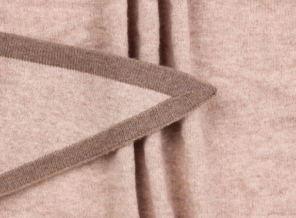 NOHR Lara Duo Wool Cashmere Triangle L Beige 15 