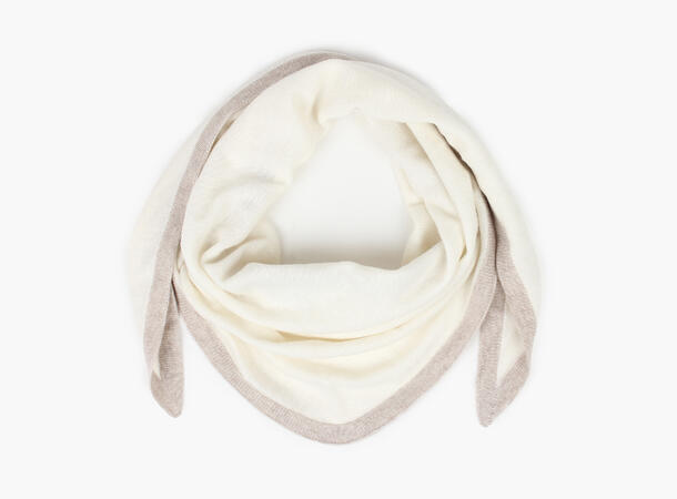 NOHR Lara Duo Wool Cashmere Triangle L Offwhite 11 