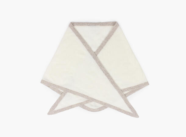 NOHR Lara Duo Wool Cashmere Triangle L Offwhite 11 