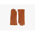 NOHR Molly Braided Leather Gloves Cognac 17 6,5