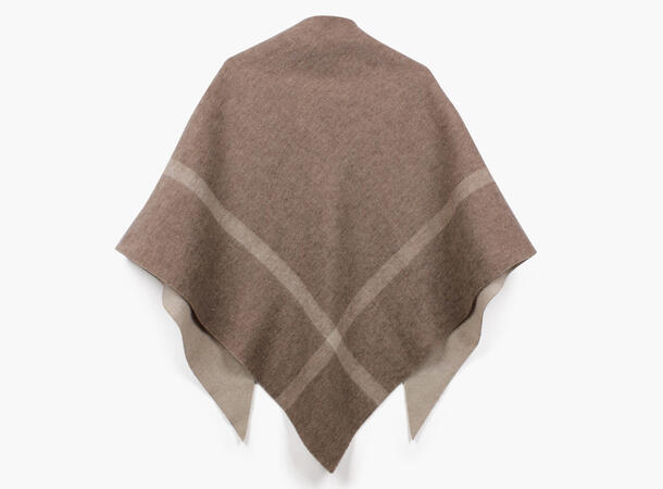 NOHR Nina Double Sided Wool Shawl Beige 15 