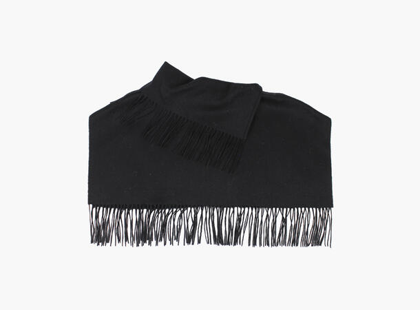 NOHR Oda Wool Fringe Poncho Sort 09 