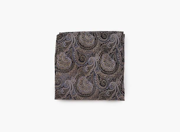 NOHR Theo Silk Pocket Square Brun 19 