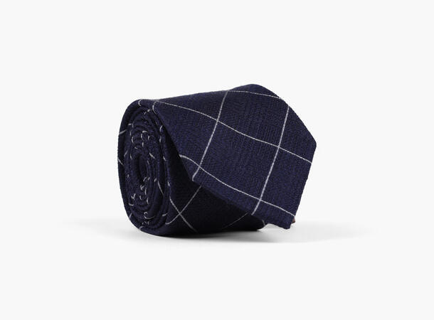 NOHR Tobias Tie 7,6 cm Marine blå 79 