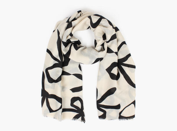 MANZINI Bow Scarf 13 Sand 