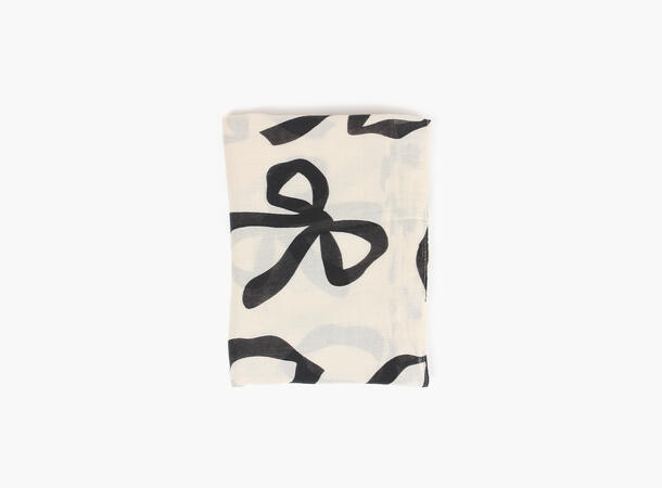 MANZINI Bow Scarf 13 Sand 