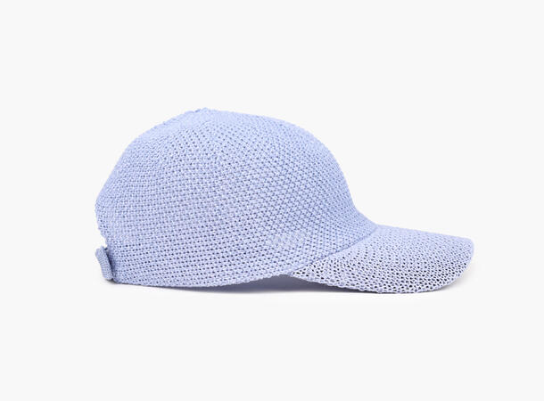 MANZINI Caps i Stråimitasjon Blå 72 