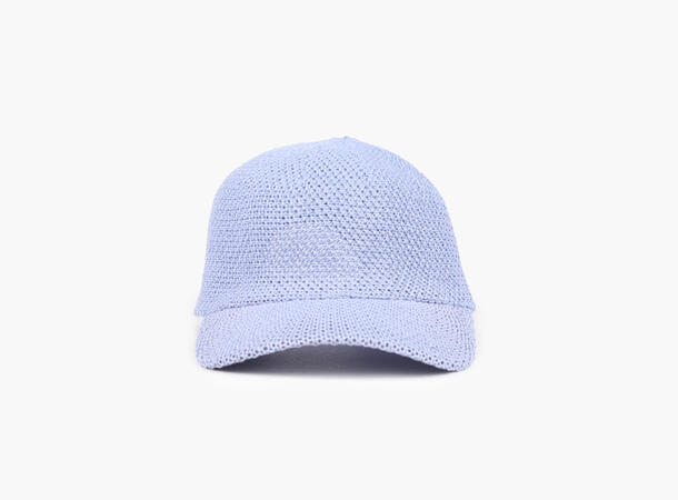 MANZINI Caps i Stråimitasjon Blå 72 