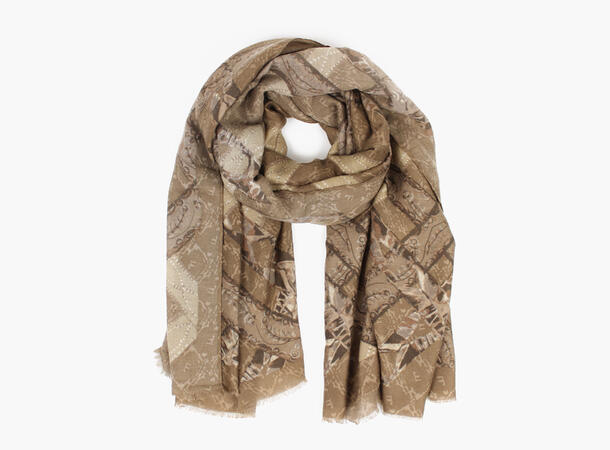 MANZINI Garden Labyrint Scarf 15 Beige 
