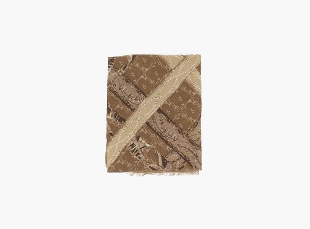 MANZINI Garden Labyrint Scarf 15 Beige 