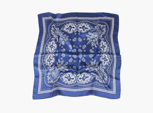 MANZINI Myk Bandana 70 x 70 cm Marine blå 79 