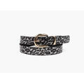 MANZINI Shiny Leopard Belte 06 Grey