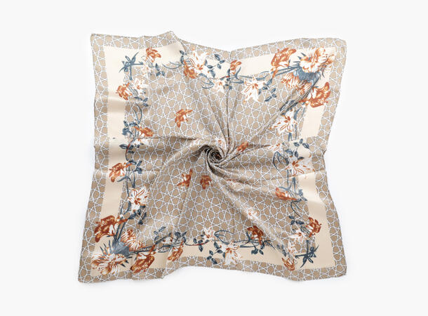 MANZINI Skjerf 90 x 90 cm Offwhite 11 