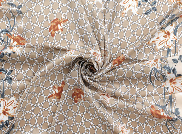 MANZINI Skjerf 90 x 90 cm Offwhite 11 