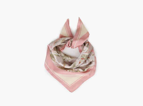 MANZINI Skjerf Kløver  70 x70 cm Lys Rosa 51 