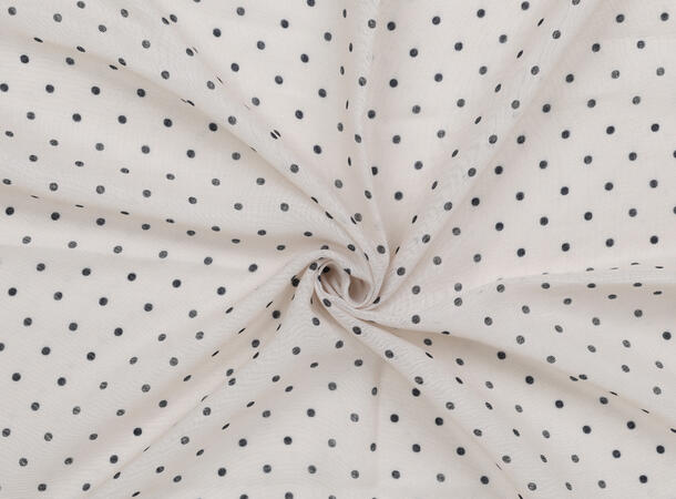 MANZINI Skjerf med Polkadot 55x55 cm Sand 13 