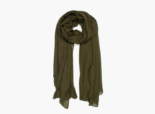 MANZINI Solid Viscose Scarf 89 Olive 