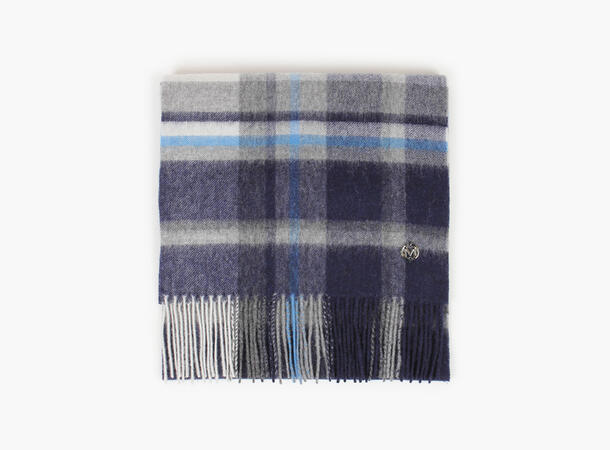 MONTECRISTO 100% Wool Scarf 79 Navy 