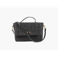 MONTECRISTO Albero Straw Cross Body Bag 09 Black
