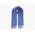 MONTECRISTO Klassisk Ensfarget Ullskjerf 75 Blue