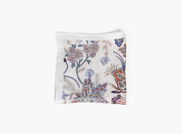 MONTECRISTO printed 100% silk handky Offwhite 11 
