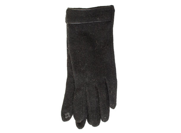 Manzini glove with leather lining AW23 09 Black 