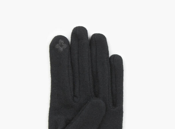 Manzini glove with leather lining AW23 09 Black 