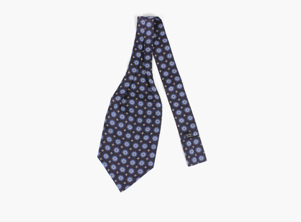 Montecristo Printed 100% silk Ascot Marine blå 79 