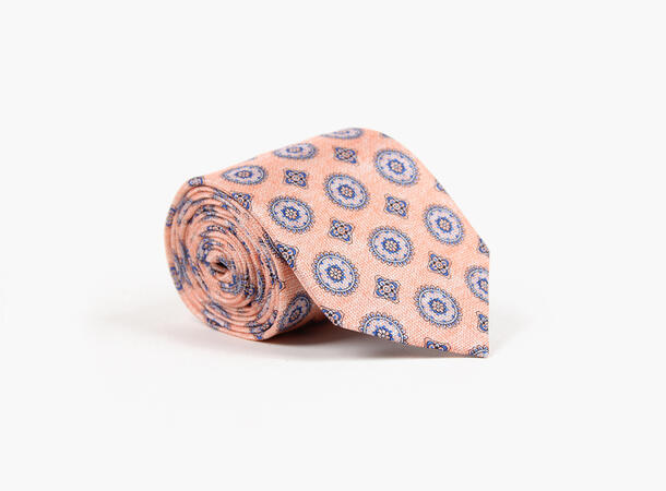 Montecristo Printed 100% silk tie 7,6 cm 45 Red 