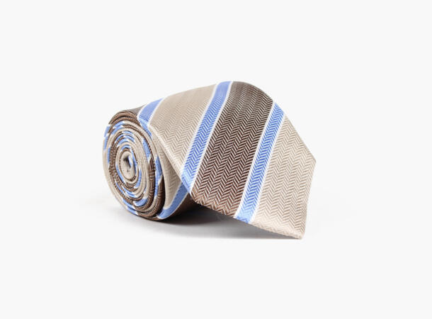 Montecristo woven tie 7,6 cm Beige 15 