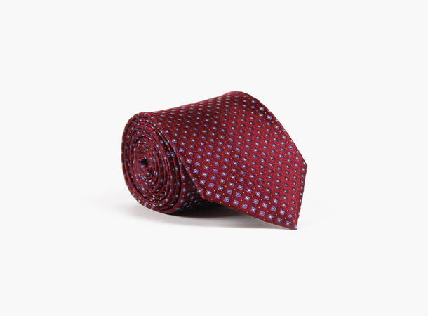 Montecristo woven tie 7,6 cm Burgund 49 