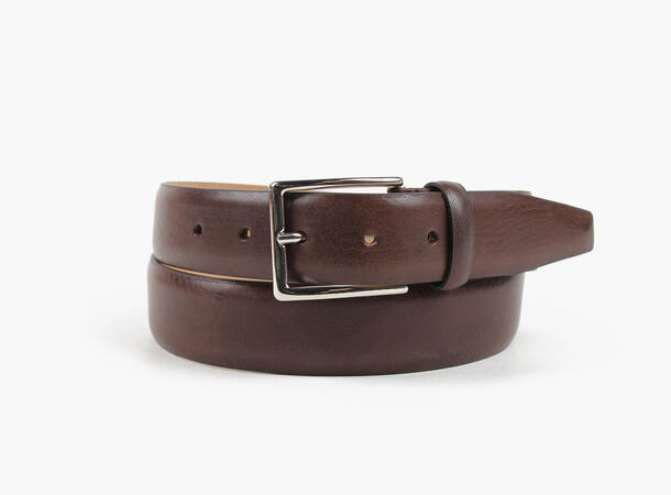 NOHR 100% leatherbelt 3,5 cm 95 cm 