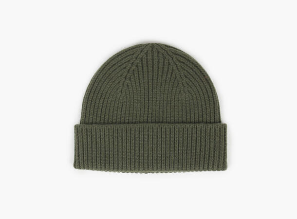 NOHR Alex Wool Cashmere Beanie Mørk olivengrønn 89 