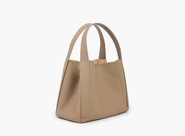 NOHR Ella Leather Tote Small Taupe 14 