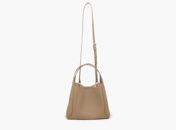 NOHR Ella Leather Tote Small Taupe 14 