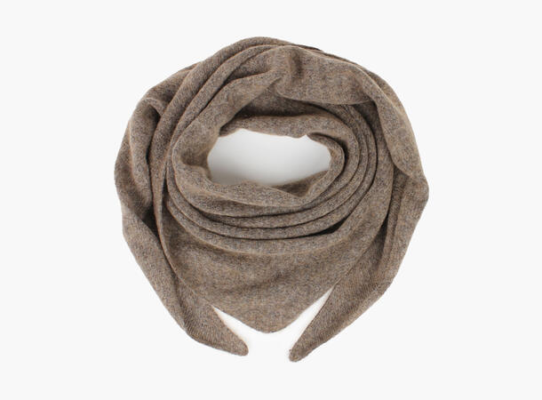 NOHR Gabriella Wool Mohair Triangle L 16 Tan Melange 