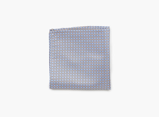 NOHR Isak Silk Pocket Square Blå 75 