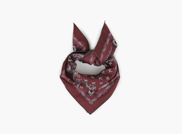 NOHR Kim Silk Scarf 65 x 65 cm Burgund 49 