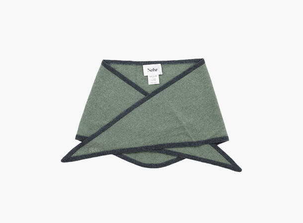 NOHR Lara Duo Wool Cashmere Triangle Grønn 85 