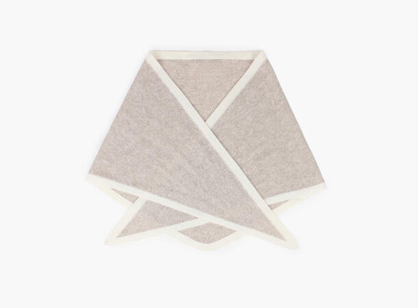 NOHR Lara Duo Wool Cashmere Triangle L Sand 13 