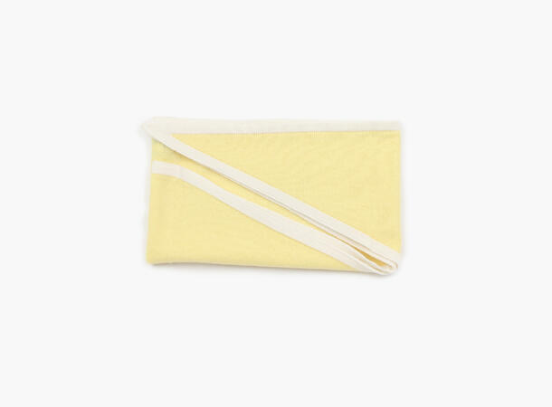 NOHR Lara Duo Wool Cashmere Triangle Lys gul 21 