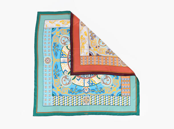NOHR Martha Silkeskjerf 65 x 65 cm Grønn 85 