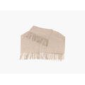 NOHR Oda Wool Fringe Poncho Beige 15