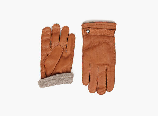 NOHR Olav Deerskin Gloves 17 Camel 11 