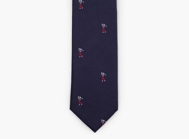 NOHR Samuel Golf Tie Marine blå 79 