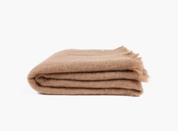 NOHR Sophia Fluffy Mohair Pledd 15 Beige 