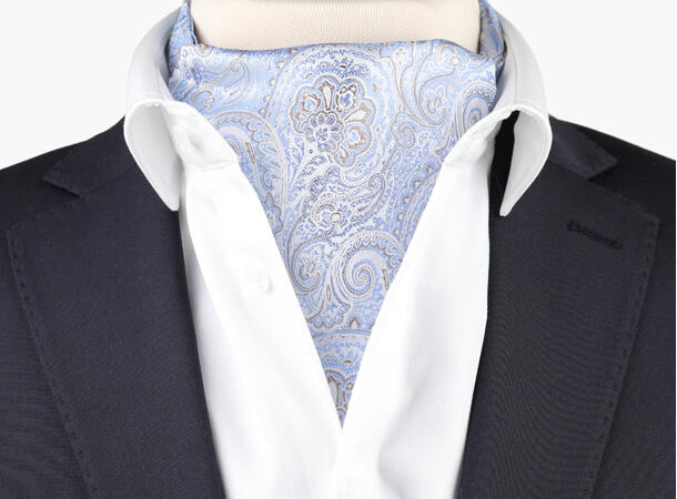NOHR Theo Silk Ascot Lys blå 71 