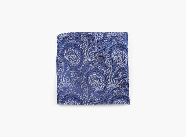 NOHR Theo Silk Pocket Square Marine blå 79 
