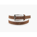 NOHR Venice Semsket Skinnbelte Lys brun 18 85 cm
