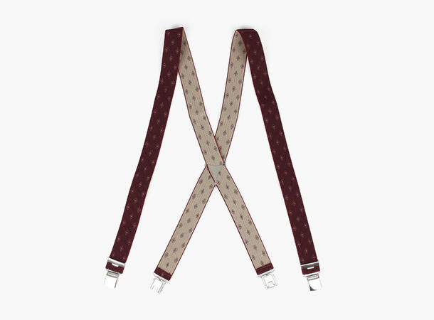 NOHR  Suspenders 35 mm 49 Burgundy 